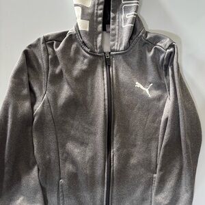 Puma Charcoal Full-Zip Hoodie